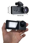 Araç İçi Dikiz Kamerası Sürüş Kaydedici 3 Lensli DVR Kamera