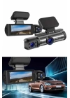 Araç İçi Full Hd Kamera Ön ve Arka Kameralı Ekranlı Araç Kamerası