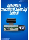 Araç İçi Full Hd Kamera Ön ve Arka Kameralı Ekranlı Araç Kamerası