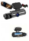 Araç İçi Full Hd Kamera Ön ve Arka Kameralı Ekranlı Araç Kamerası