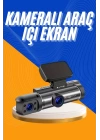 Araç Kamerası Black Box Çift Kameralı Ekranlı Full HD Sürüş Kamerası