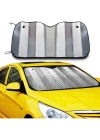 Araç Ön Cam Güneşlik UV ve Isı Koruma Katlanabilir Toyota Corolla Skoda Superb Dacia Duster Ford Focus
