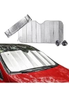 Araç Ön Cam Katlanabilir Güneşlik Isı Yansıma Önleyici Dacia Duster Honda Civic Ford Focus Skoda Superb