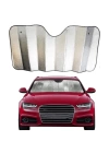 Araç Ön Cam Katlanabilir Güneşlik UV ve Isı Koruma Renault Megane Fiat Egea Hyundai i20 Opel Astra