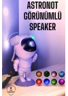 Astronot Bluetooth Hoparlör Gökyüzü Projektör Gece Lambası
