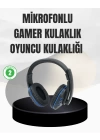 Ayarlanabilir Kafa Bandı ve Mikrofonlu Kulaklık – Oyun ve Müzik İçin İdeal