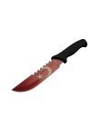 Ayyıldız Mf033 Rd Kırmızı Av Bıçağı 31cm - Testere Detaylı Bıçak, Oluklu, Kılıflı, Plastik Sap