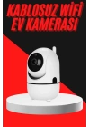 Baby Kamera Kablosuz 720P Beyaz 360 Derece Wifi Kamera Full HD 1080p