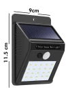 Bahçe Aydınlatması Güneş Enerjili Led Işık Lamba Sensörlü Dekoratif