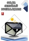 Bahçe Lambası Bahçe Aydınlatma Sensörlü Suya Dayanıklı 100 Led