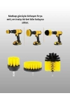 Banyo ve Mutfak İçin Matkap Ucu Temizlik Fırçası 3’lü Set