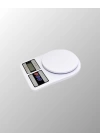 Beyaz Plastik Dijital Mutfak Tartısı – 24x16.8x1.5cm