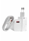 Beyaz Ultra Plus Hızlı Şarj Seti Şarj Adaptörü ve Kablosu 67W
