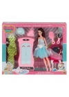 BFS   02453 Cindy Doll Dolaplı Makyaj Masalı Bebek -Oydaş Oyuncak