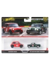 BFS  1:64 Hot Wheels Premium Car Culture 2li Morris Mini Ve 67 Austin Mini Pickup
