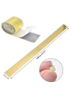 BFS  1 Metre Uzunluğunda Gold Renk Aynalı Mozaik Taşlı Dekor Bandı 4 cm x 1 mt