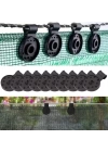 BFS  10 Adet Güneşlik Filesi Sabitleme Klipsleri, Gölgelik Bezi ve Brandalar İçin Dayanıklı Plastik Kelepçe Kancaları