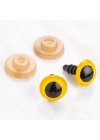 BFS  10 mm Sarı 5 Çift Amigurumi Göz