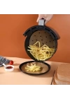 BFS 100 Adet  Air Fryer Pişirme Kağıdı Tek Kullanımlık Hava Fritözü Yuvarlak Delikli Model