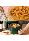 BFS 100 Adet  Air Fryer Pişirme Kağıdı Tek Kullanımlık  Yağlı Kağıdı Yuvarlak Tabak Model