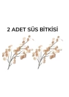 BFS  100 cm Dekoratif Dallı Sedef Ağacı Çiçeği Yapay Sahte Süs Bitkisi