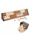 BFS  1010464 VİP Ahşap Okey Takımı Açık Renk ,Star okey