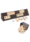 BFS  1010464 VİP Ahşap Okey Takımı Açık Renk ,Star okey