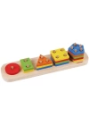 BFS   1013-SKC Chiva, Beşgenli Geometik Şekiller - Ahşap