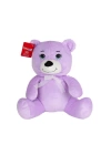 BFS   1022L  Göbekli Peluş Ayı 28 cm Lila -Selay Oyuncak