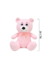 BFS   1022P Göbekli Ayı 28 cm Pembe -Selay Oyuncak