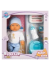BFS   1030141 Sesli Bebelou Tuvalet Zamanı Bebek Seti 32 cm -Sunman