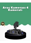 BFS 1080P 4 Kanallı Araç Kamerası GPS + WiFi + G Sensör Destekli
