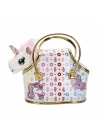 BFS   10873 Cutekins Taşıma Çantalı Peluş Unicorn Lou Lou -Sunman