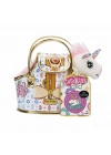 BFS   10873 Cutekins Taşıma Çantalı Peluş Unicorn Lou Lou -Sunman