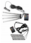 BFS 12Lİ Şerit Led Işık RGB Sese ve Müziğe Duyarlı Araç İçi Ayak Altı