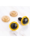 BFS  12 mm Sarı 5 Çift Amigurumi Göz