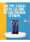 BFS 1200mWh Kapasiteli Lityum AAA Pil – Düşük Enerji Tüketen Cihazlar İçin Maksimum Dayanıklılık