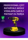 BFS 12V Akülü Matkap | 20-30 Nm Tork, Çift Hız Ayarı ve LED Işık