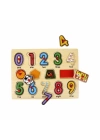 BFS  130444 Ahşap Raptiyeli Puzzle Saat