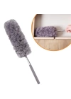 BFS  140 Cm Teleskopik Uzatılabilir Mikrofiber Yumuşak Başlıklı Gri Toz Alma Fırçası  Toz Püskülü