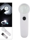 BFS 15x Çok Fonksiyonlu 2 Led Işıklı Taşınabilir El Büyüteç