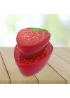 BFS  2li İç İçe Geçebilen Çilek Model Saklama ve Beslenme Kabı Seti (550 ml + 250 ml)