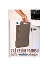 BFS 2 li Kesim Panosu Stantlı Yapışkanlı Kesim Tahtası LATTE Mikko Design