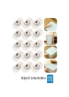 BFS  20 li Bilyeli Tekerlek Eşya Kaydırma Aparatı Yapışkanlı Set 360D