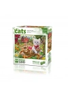 BFS 20043 Kediler Çiftlikte 500 Parça Puzzle -KS Puzzle