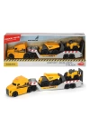 BFS  203725005 Dickie Toys, Volvo Yükleyici Kepçe ve Volvo Damperli Kamyon