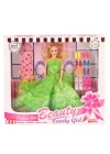 BFS   207 Ayakkabı Setli Candy Girl Bebek -Efe Toys