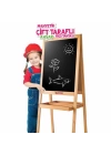 BFS  2195 AYAKLI ÇİFT TARAFLI MANYETİK AHŞAP YAZI TAHTASI