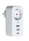 BFS 2.4a Çıkışlı 2xusb 1xtype-c Tekli Priz Ftr-17