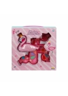 BFS   2599 Flamingo Şekilli 3 Katlı Makyaj Güzellik Seti